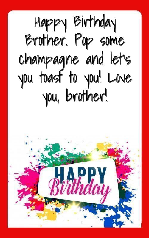 wishing your brother happy birthday